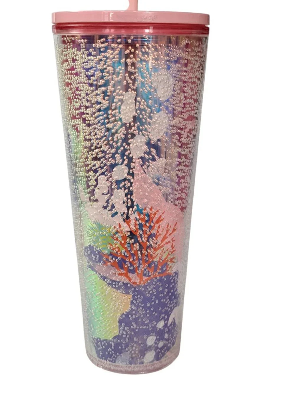 Starbucks Summer 2021 Coral Reef Bubble Venti 24oz Tumbler